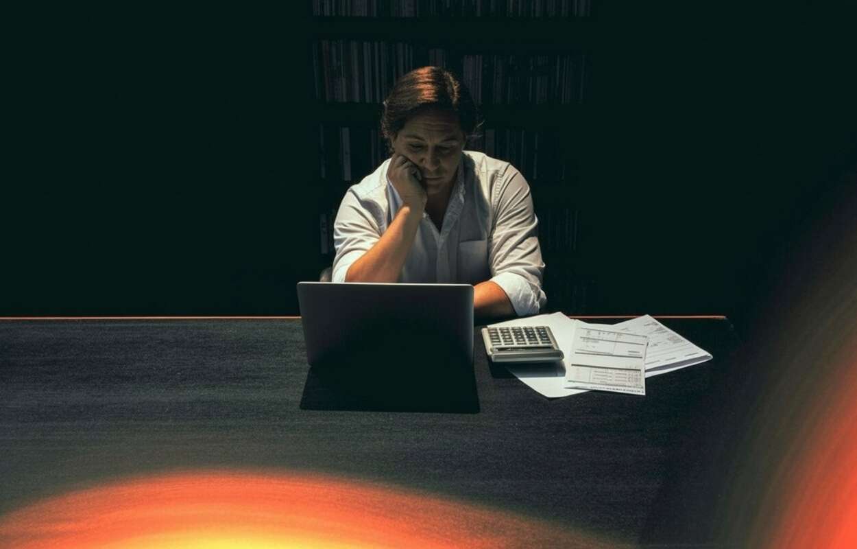 Dueño de empresa evaluando el costo de una página web profesional en Chile
