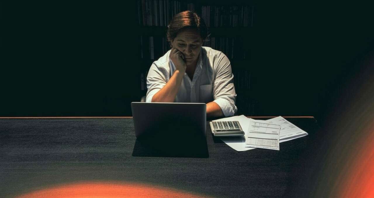 Dueño de empresa evaluando el costo de una página web profesional en Chile