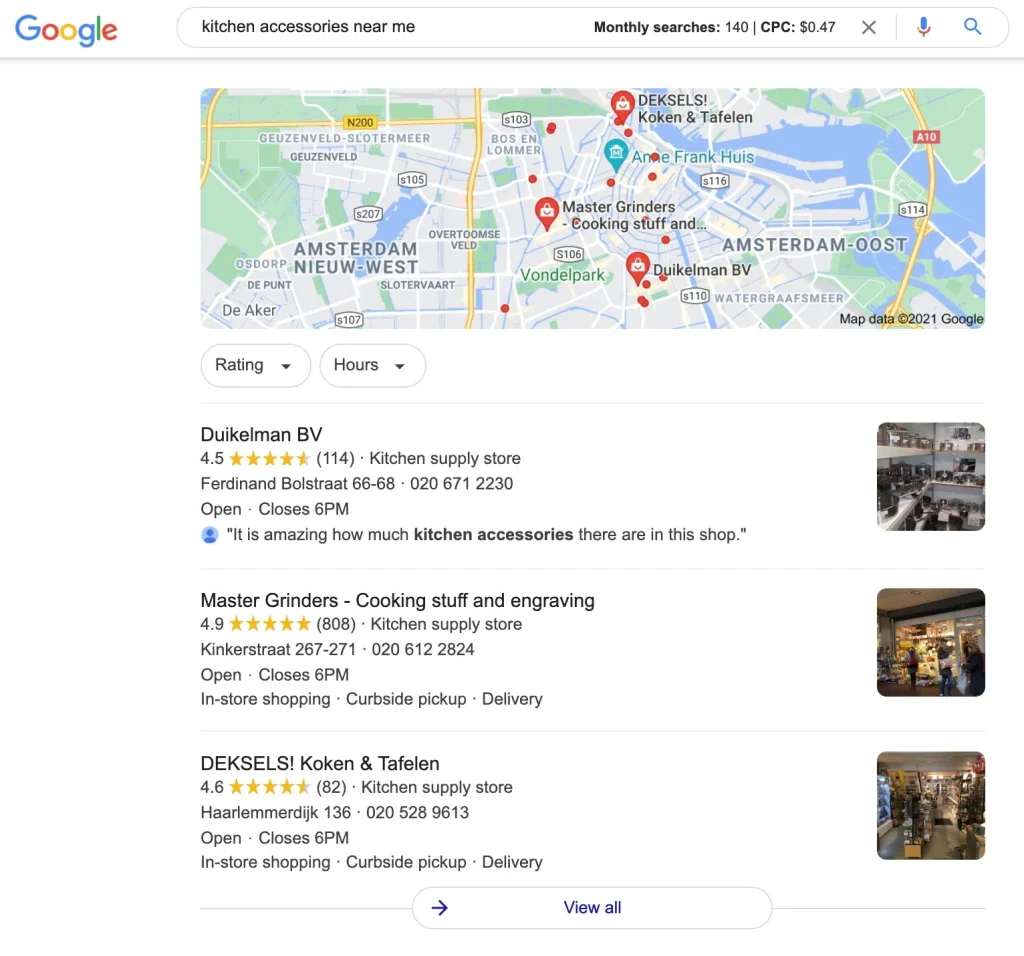 SEO local: qué es y cómo aplicarlo para que te encuentren cerca de ti 9 local pack